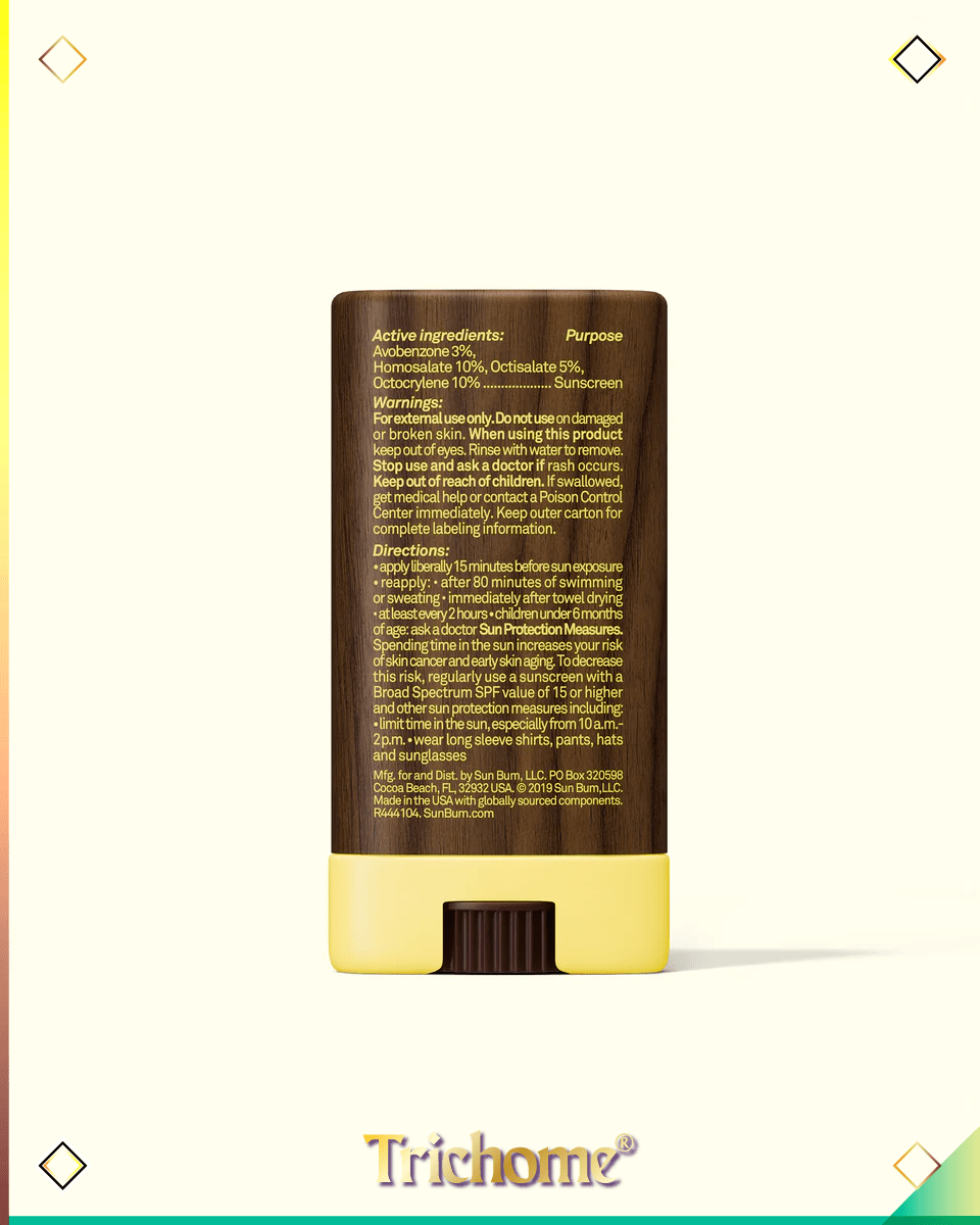 Original SPF 30 Sunscreen Face Stick - Trichome Seattle - Sun Bum - Skin Care
