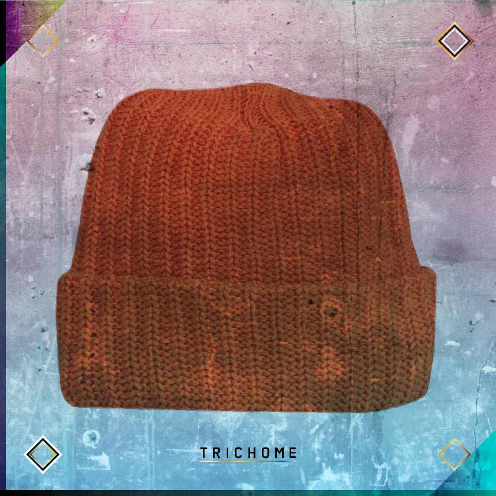 Pacific Northwest Heavy Knit Beanie / Orange - Trichome Seattle - Trichome - Clothing