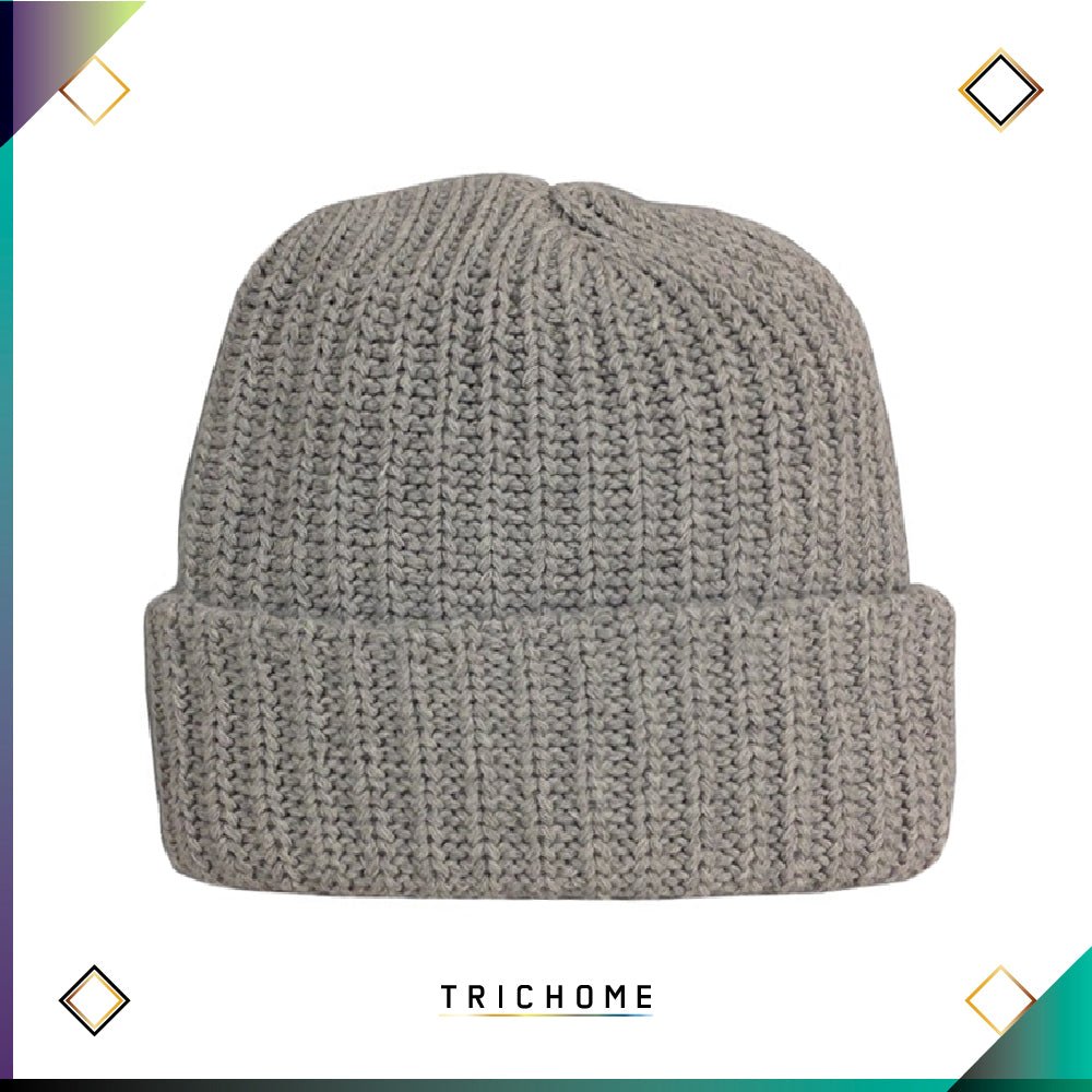 Pacific Northwest Heavy Knit Beanie / Smoke - Trichome Seattle - Trichome - Clothing