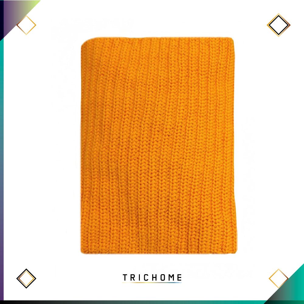 Pacific Northwest Heavy Knit Solid Neck Gaiter / Mango - Trichome Seattle - Trichome - Clothing