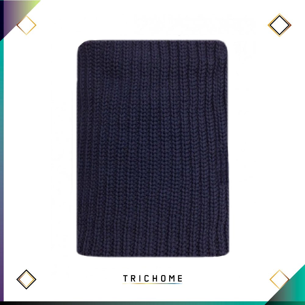 Pacific Northwest Heavy Knit Solid Neck Gaiter / Navy - Trichome Seattle - Trichome - Clothing