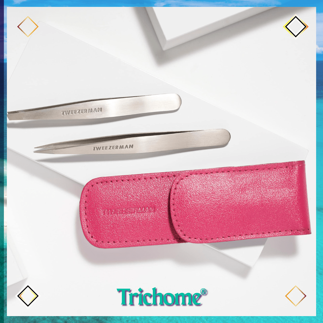 Petite Tweeze Set with Case - Trichome Seattle - Tweezerman - Personal Care