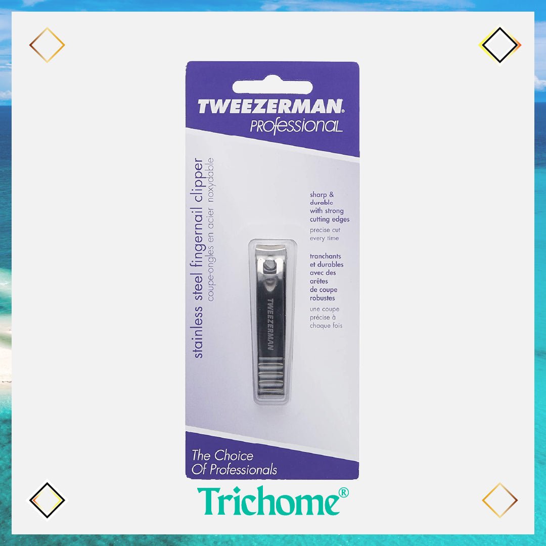 Professional Stainless Steel Fingernail Clipper - Trichome Seattle - Tweezerman - Personal Care