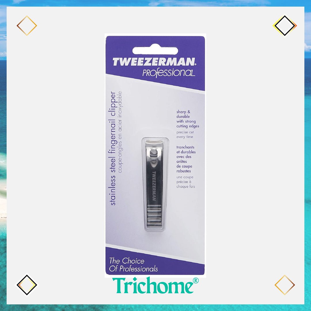 Professional Stainless Steel Fingernail Clipper - Trichome Seattle - Tweezerman - Personal Care