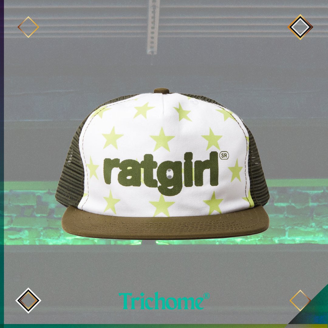 Ratgirl Star Trucker Hat - Trichome Seattle - Stray Rats - Clothing