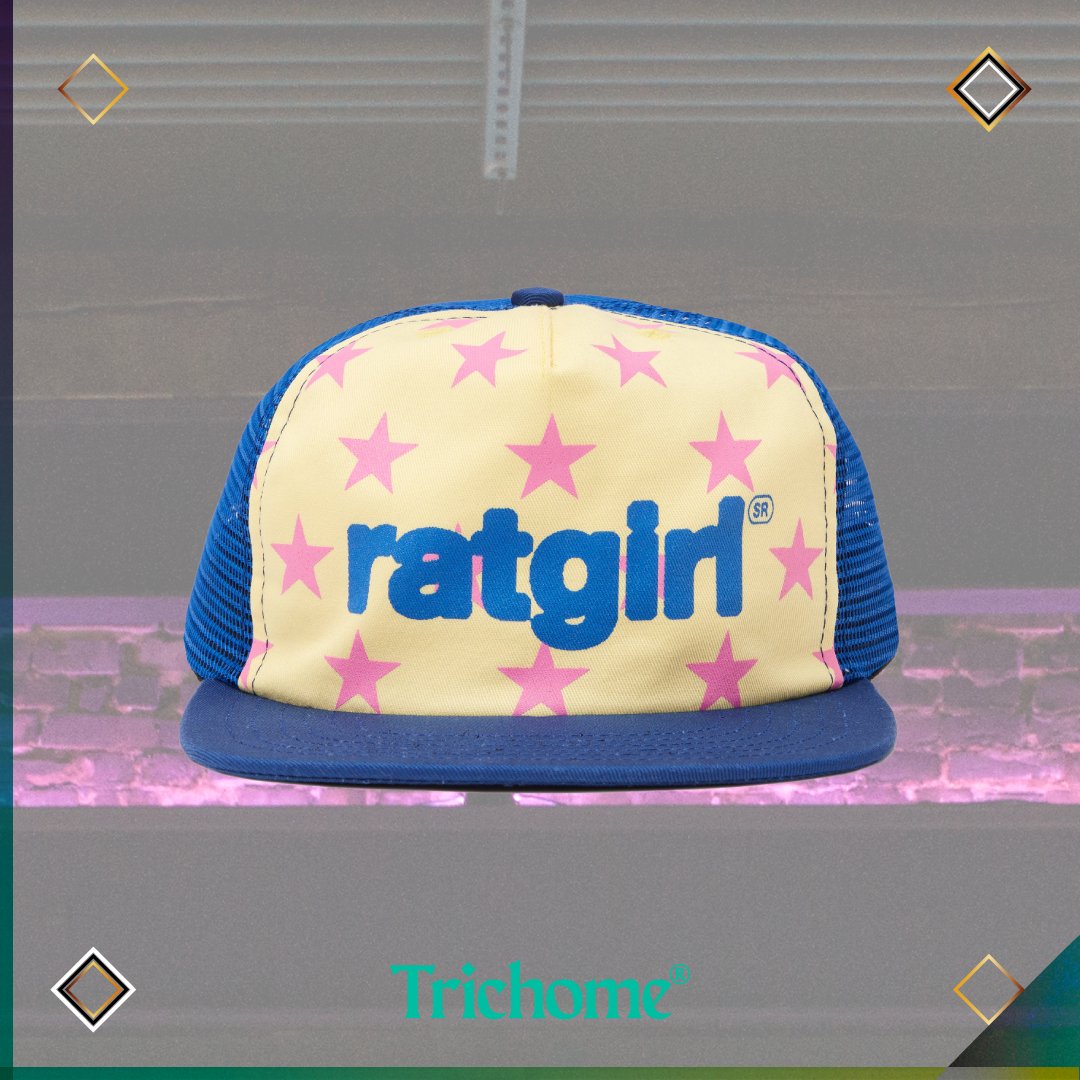 Ratgirl Star Trucker Hat - Trichome Seattle - Stray Rats - Clothing