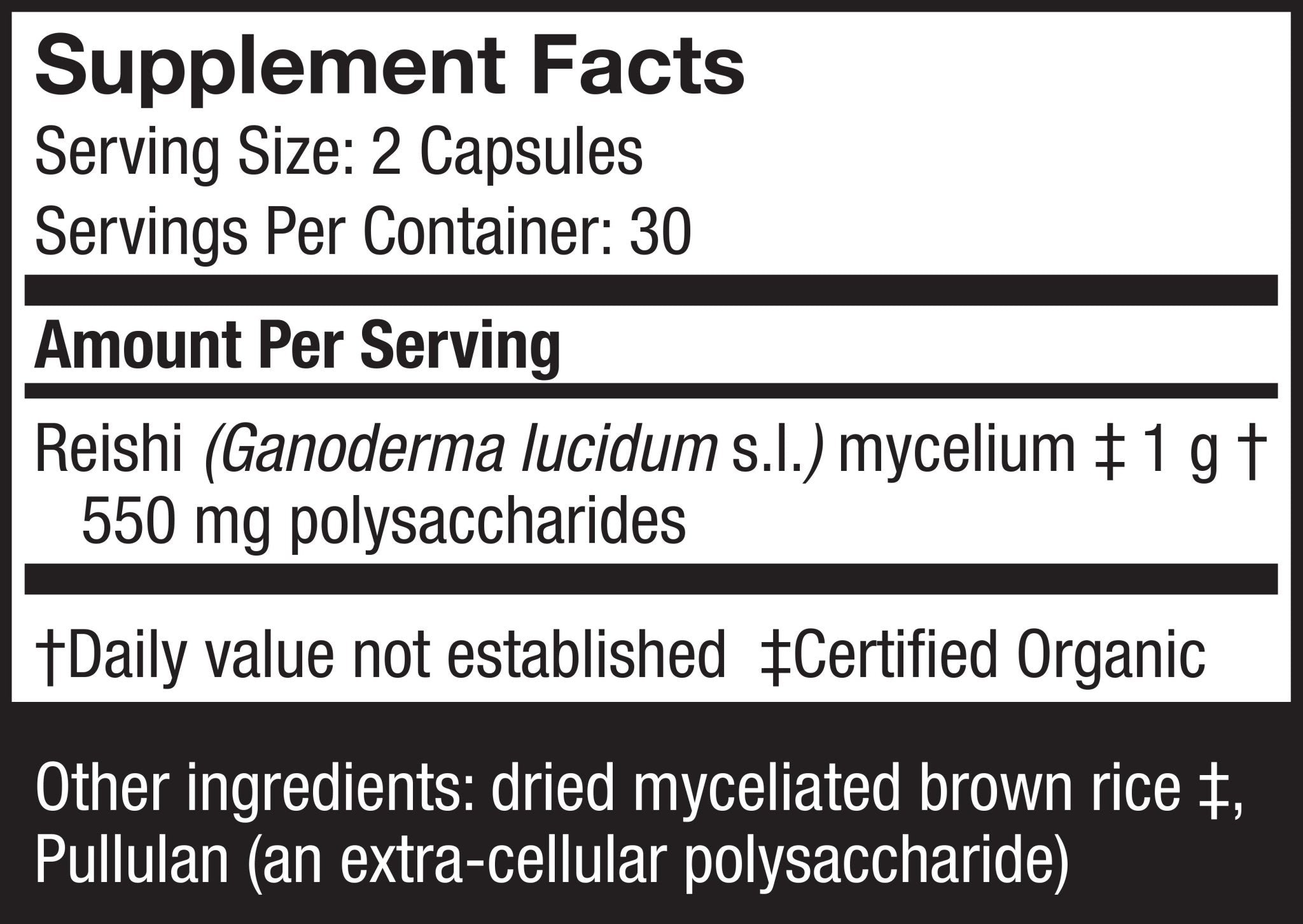 Reishi Capsules - Trichome Seattle - Host Defense - Fungi