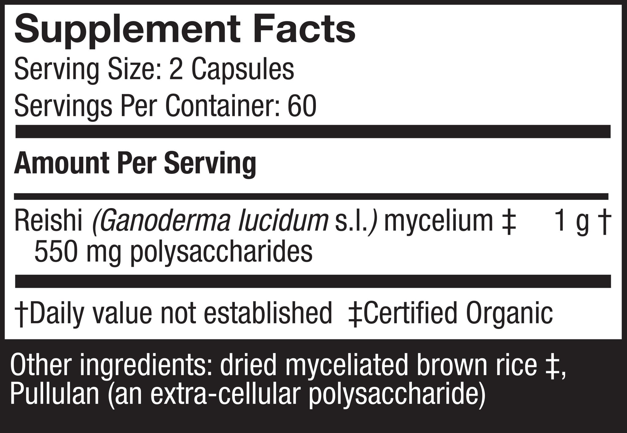 Reishi Capsules - Trichome Seattle - Host Defense - Fungi