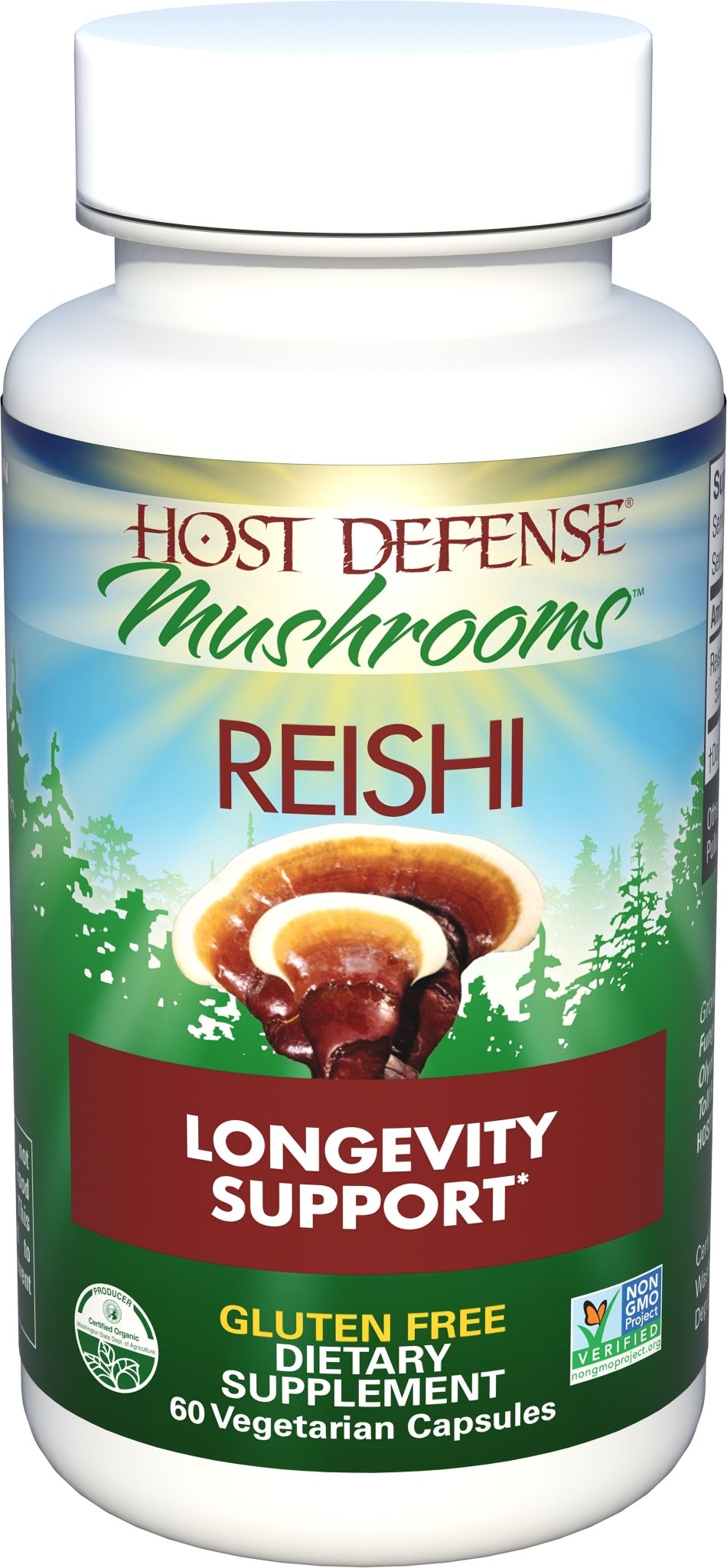 Reishi Capsules - Trichome Seattle - Host Defense - Fungi