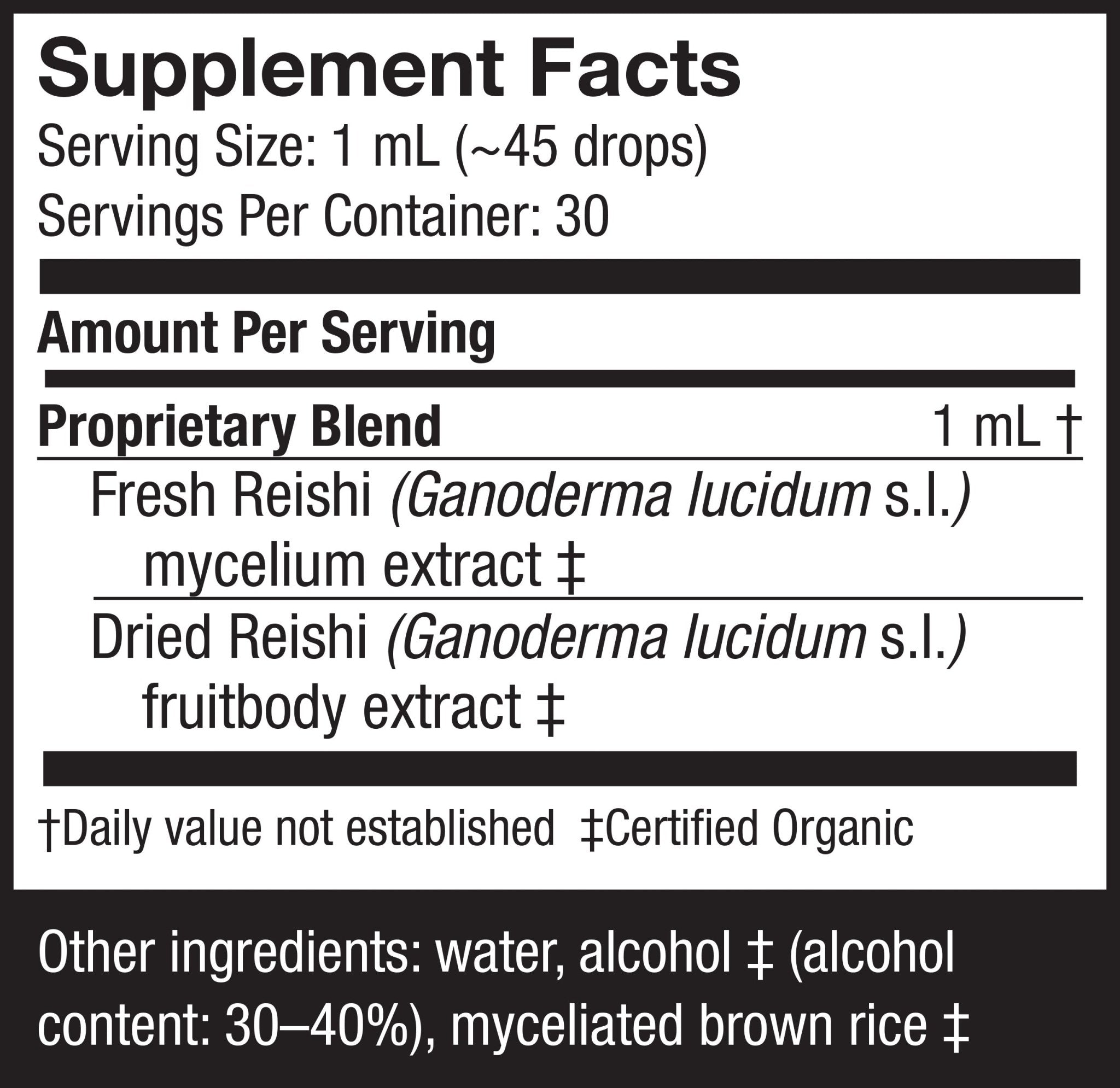 Reishi Extract - Trichome Seattle - Host Defense - Fungi