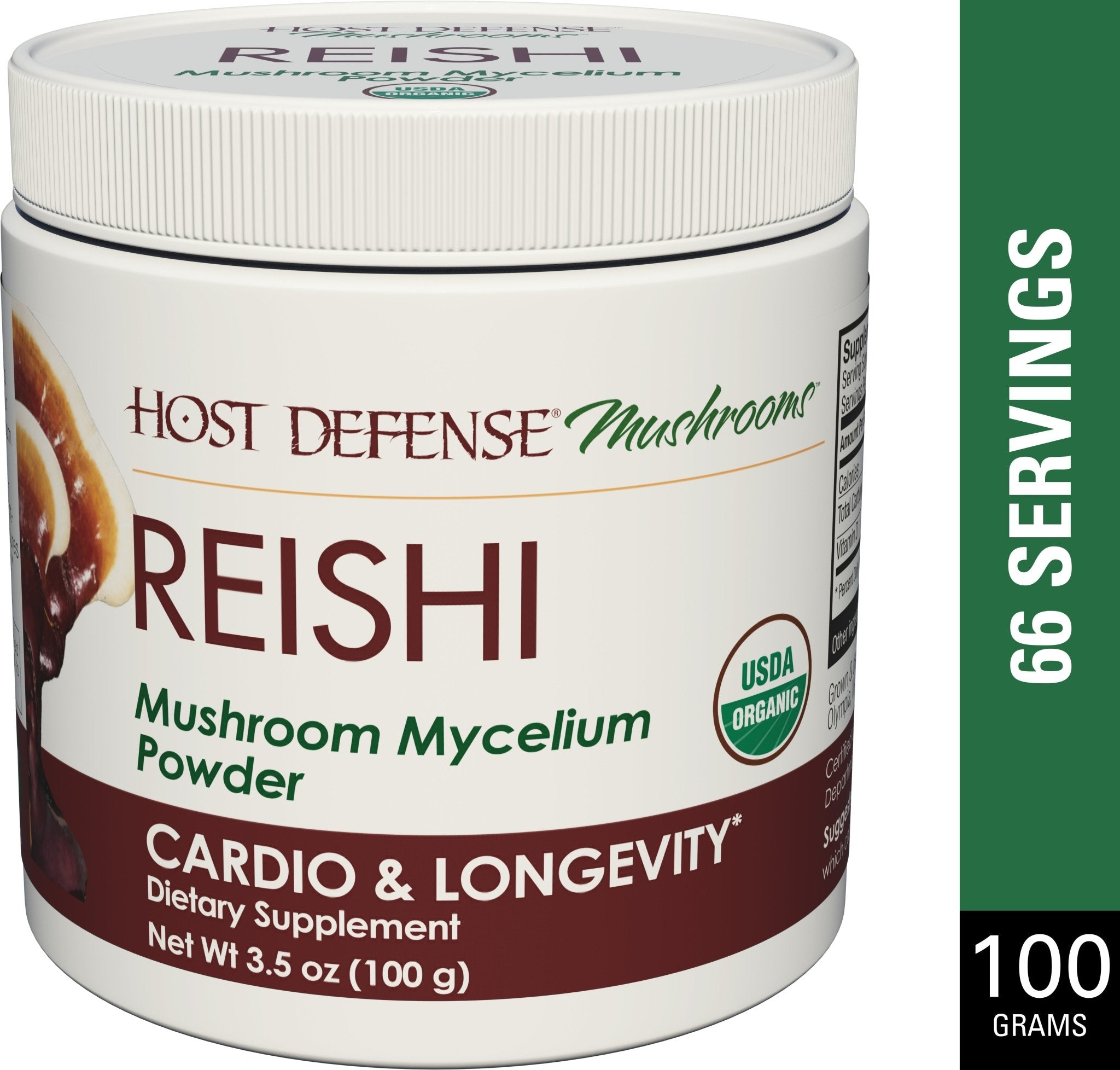 Reishi Powder - Trichome Seattle - Host Defense - Fungi