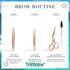 Rose Gold Brow Shaping Scissors and Brush - Trichome Seattle - Tweezerman - Personal Care