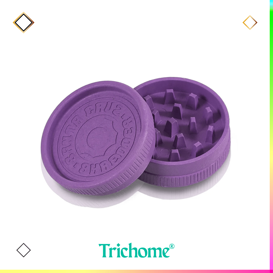 Santa Cruz Shredder Hemp 2 - Piece Grinder - Trichome Seattle - Grav - Tools