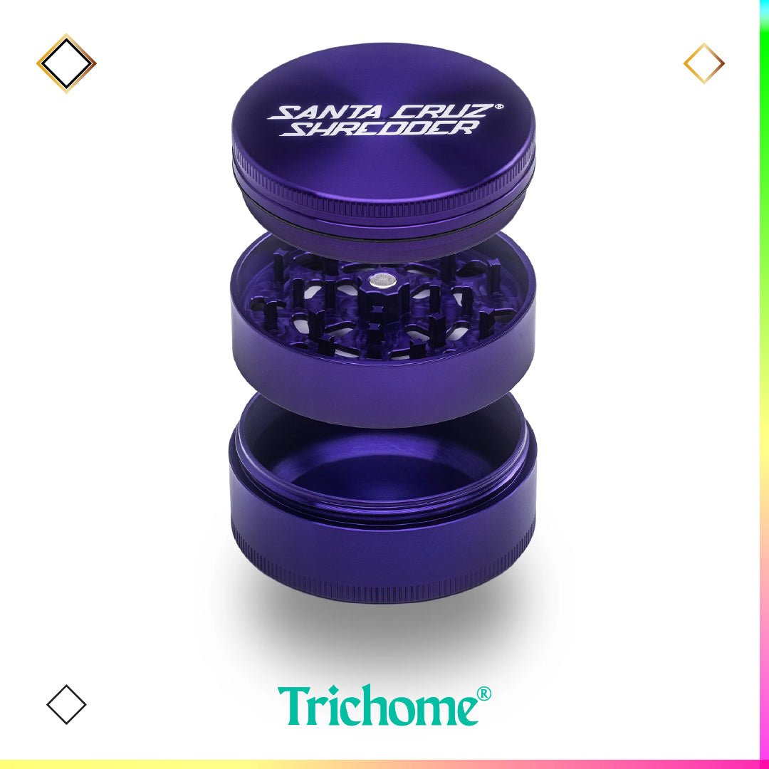 Santa Cruz Shredder Large 3 - Piece Grinder - Trichome Seattle - Santa Cruz Shredder - Tools