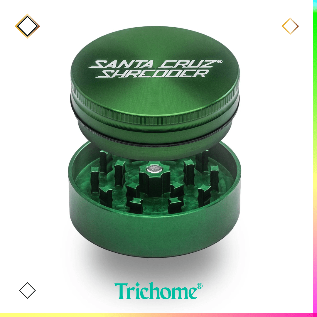Santa Cruz Shredder Medium 2 - Piece Grinder - Trichome Seattle - Santa Cruz Shredder - Tools