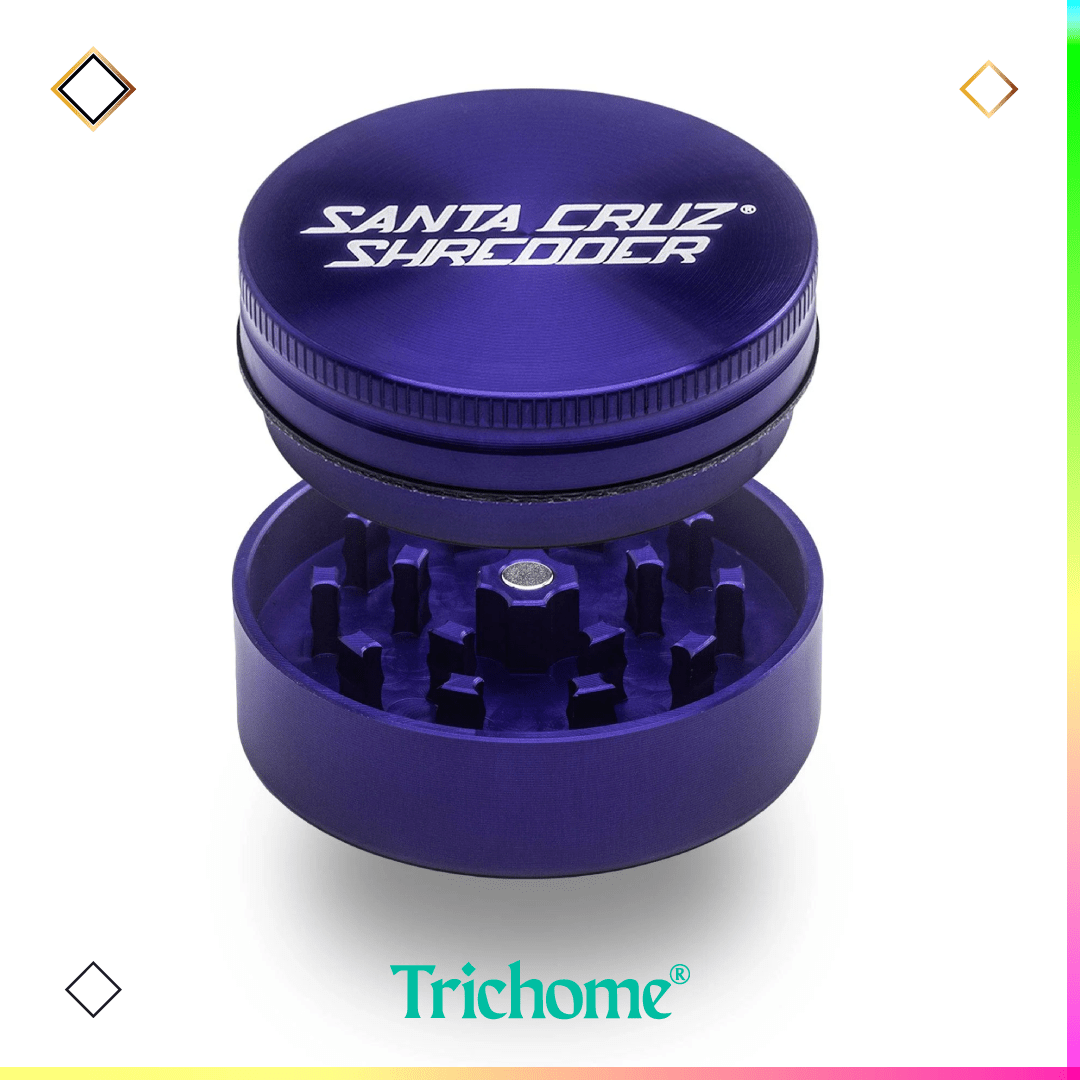 Santa Cruz Shredder Medium 2 - Piece Grinder - Trichome Seattle - Santa Cruz Shredder - Tools