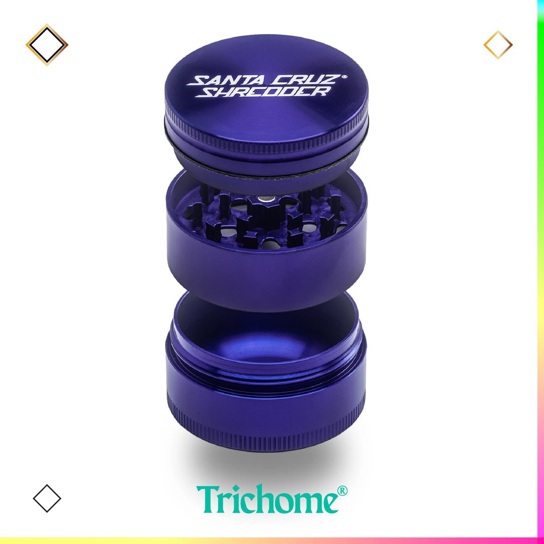 Santa Cruz Shredder Medium 3 - Piece Grinder - Trichome Seattle - Santa Cruz Shredder - Tools