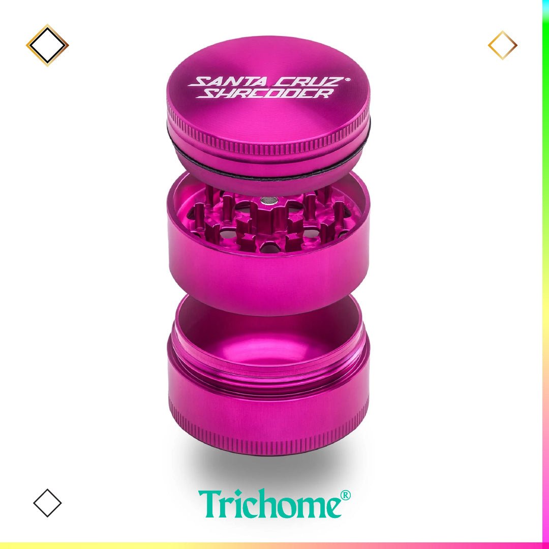 Santa Cruz Shredder Medium 3 - Piece Grinder - Trichome Seattle - Santa Cruz Shredder - Tools