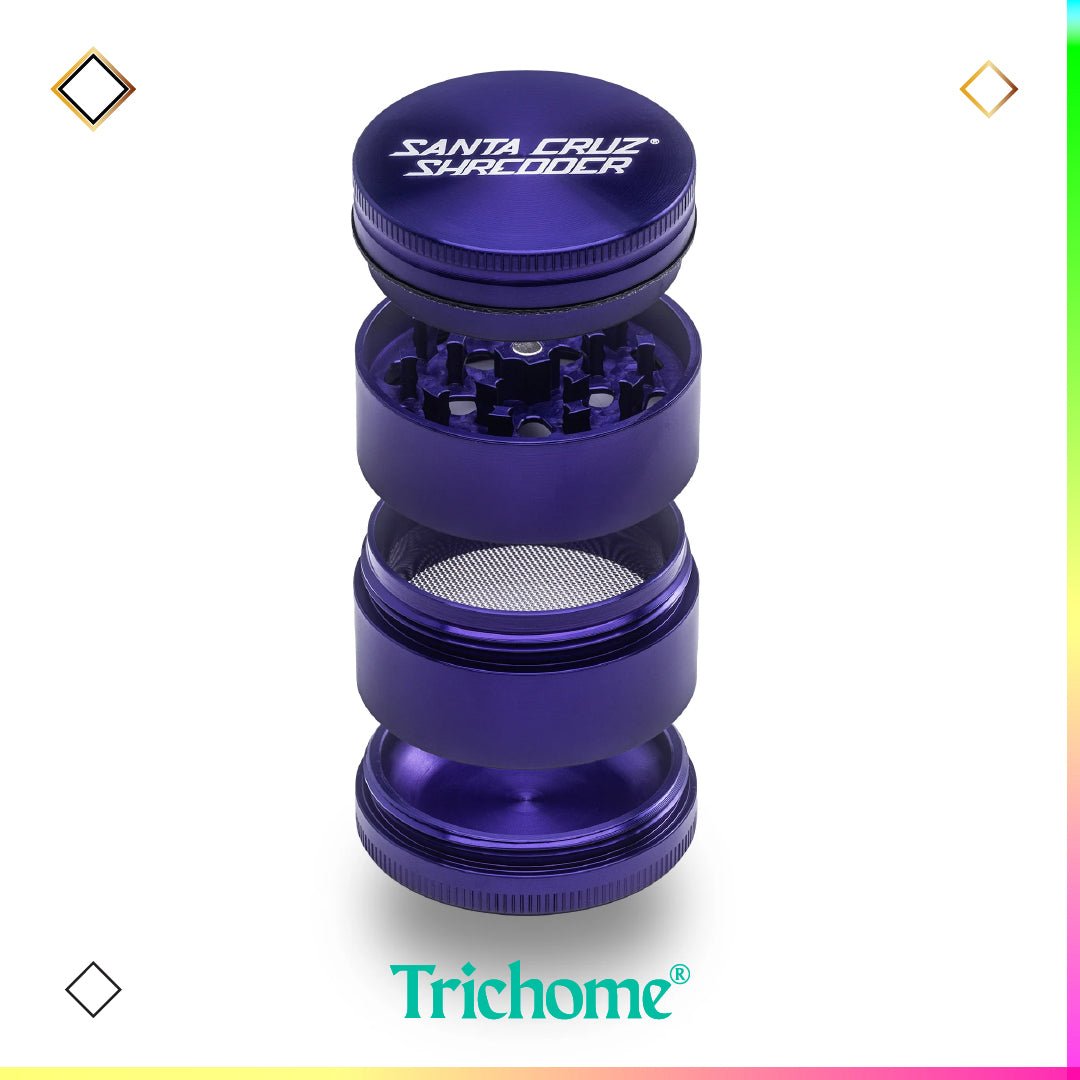 Santa Cruz Shredder Medium 4 - Piece Grinder - Trichome Seattle - Santa Cruz Shredder - Tools