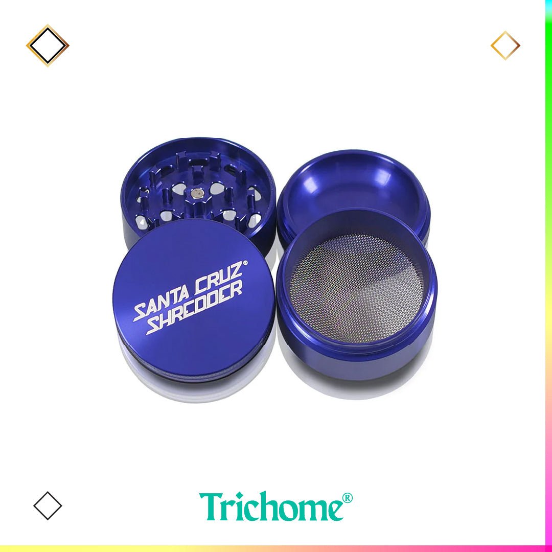 Santa Cruz Shredder Medium 4 - Piece Grinder - Trichome Seattle - Santa Cruz Shredder - Tools