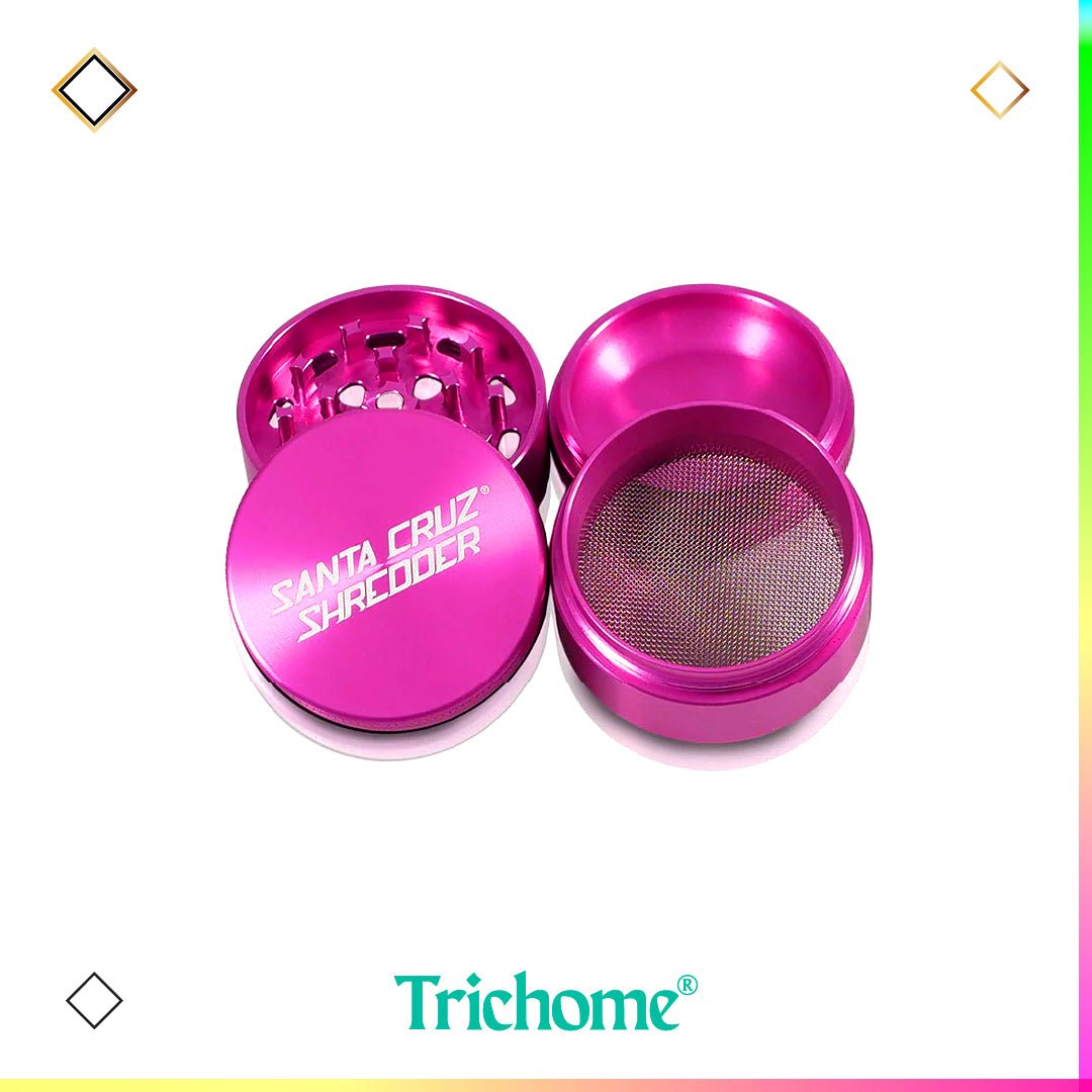 Santa Cruz Shredder Medium 4 - Piece Grinder - Trichome Seattle - Santa Cruz Shredder - Tools