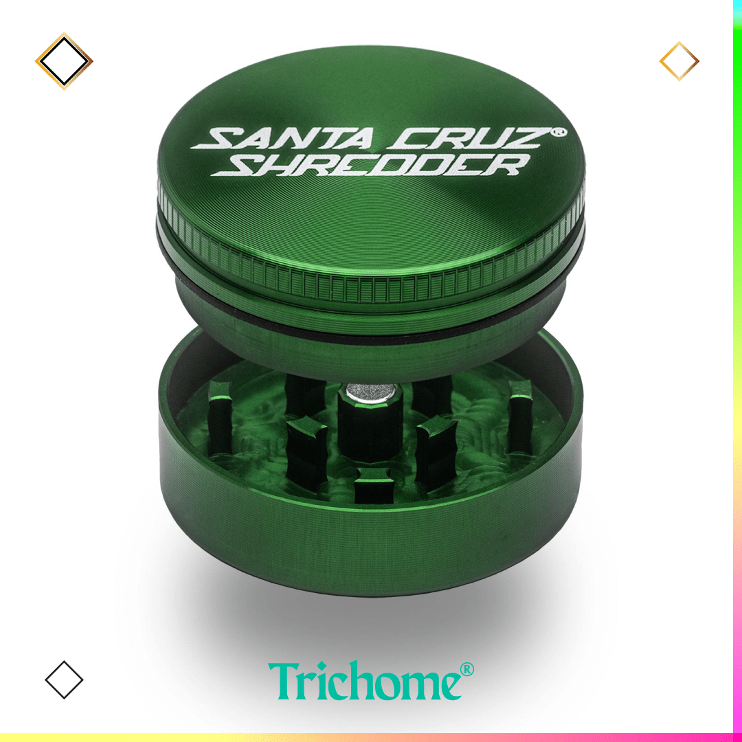 Santa Cruz Shredder Small 2 - Piece Grinder - Trichome Seattle - Santa Cruz Shredder - Tools