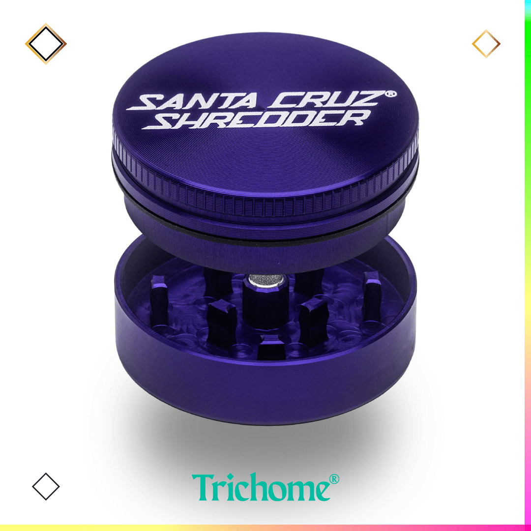 Santa Cruz Shredder Small 2 - Piece Grinder - Trichome Seattle - Santa Cruz Shredder - Tools
