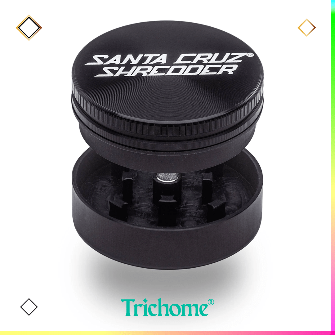 Santa Cruz Shredder Small 2 - Piece Grinder - Trichome Seattle - Santa Cruz Shredder - Tools