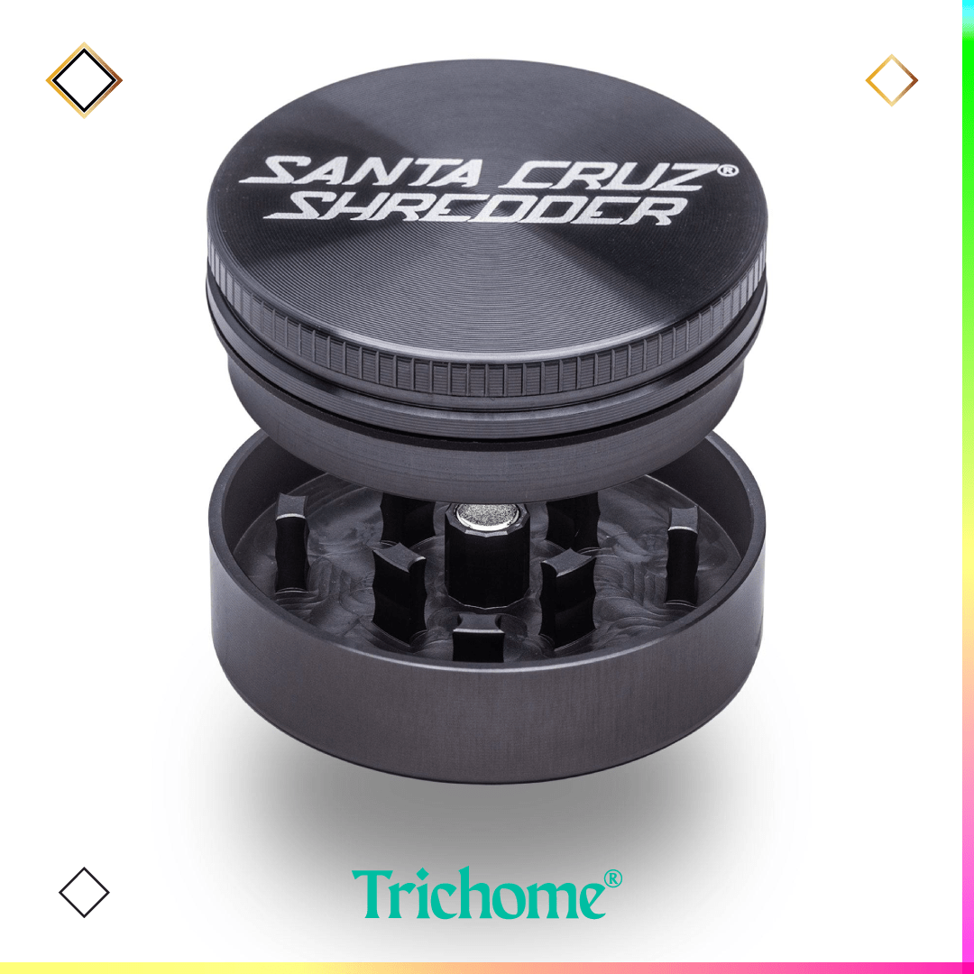 Santa Cruz Shredder Small 2 - Piece Grinder - Trichome Seattle - Santa Cruz Shredder - Tools