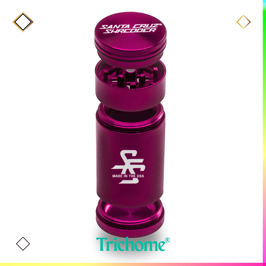 Santa Cruz Shredder Small 4 - Piece Traveler Grinder - Trichome Seattle - Santa Cruz Shredder - Tools