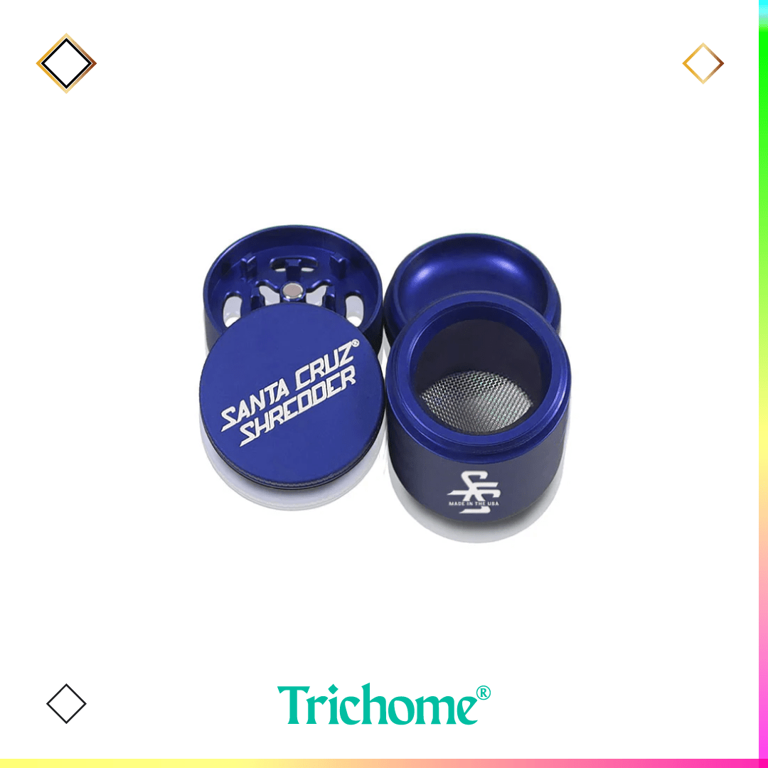 Santa Cruz Shredder Small 4 - Piece Traveler Grinder - Trichome Seattle - Santa Cruz Shredder - Tools