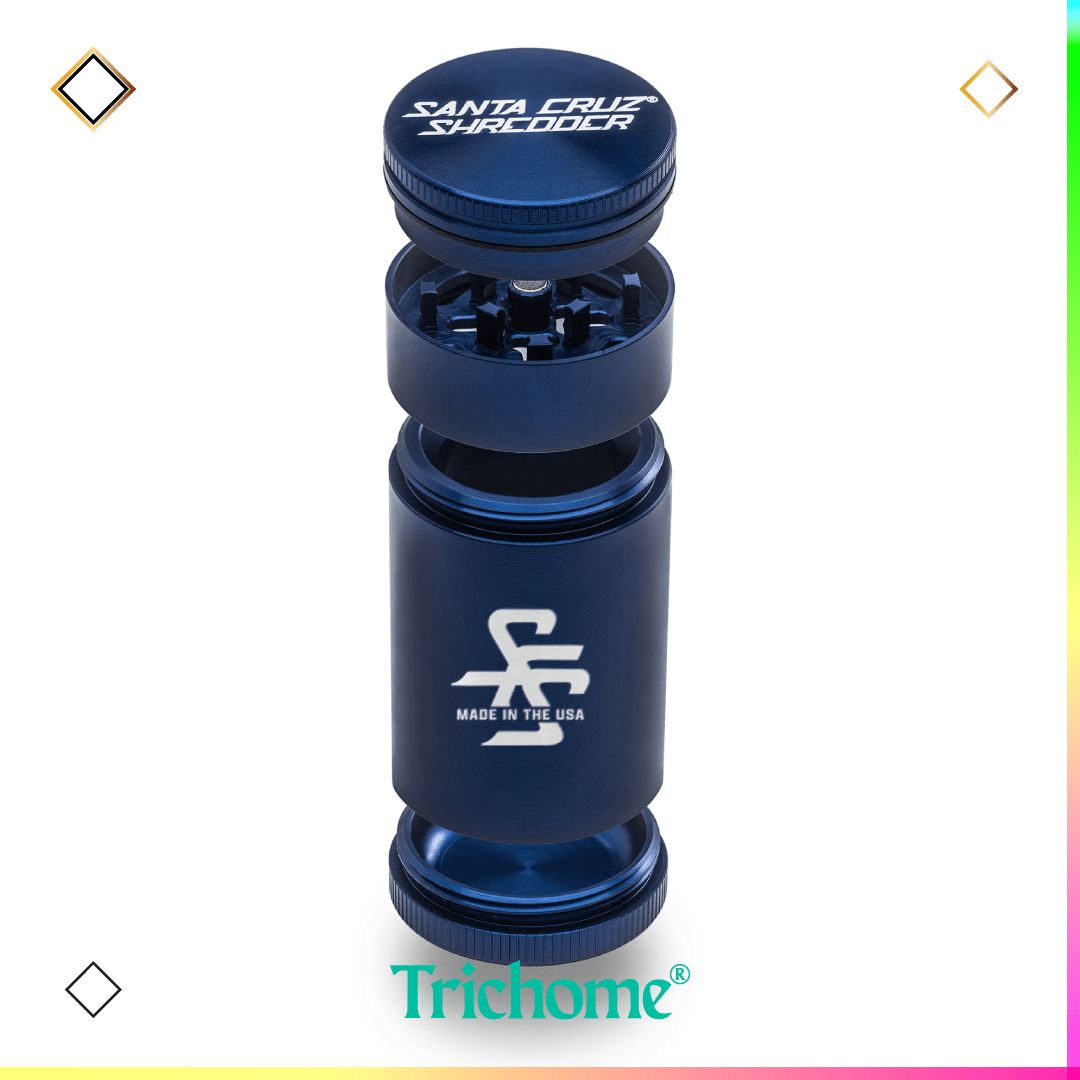 Santa Cruz Shredder Small 4 - Piece Traveler Grinder - Trichome Seattle - Santa Cruz Shredder - Tools