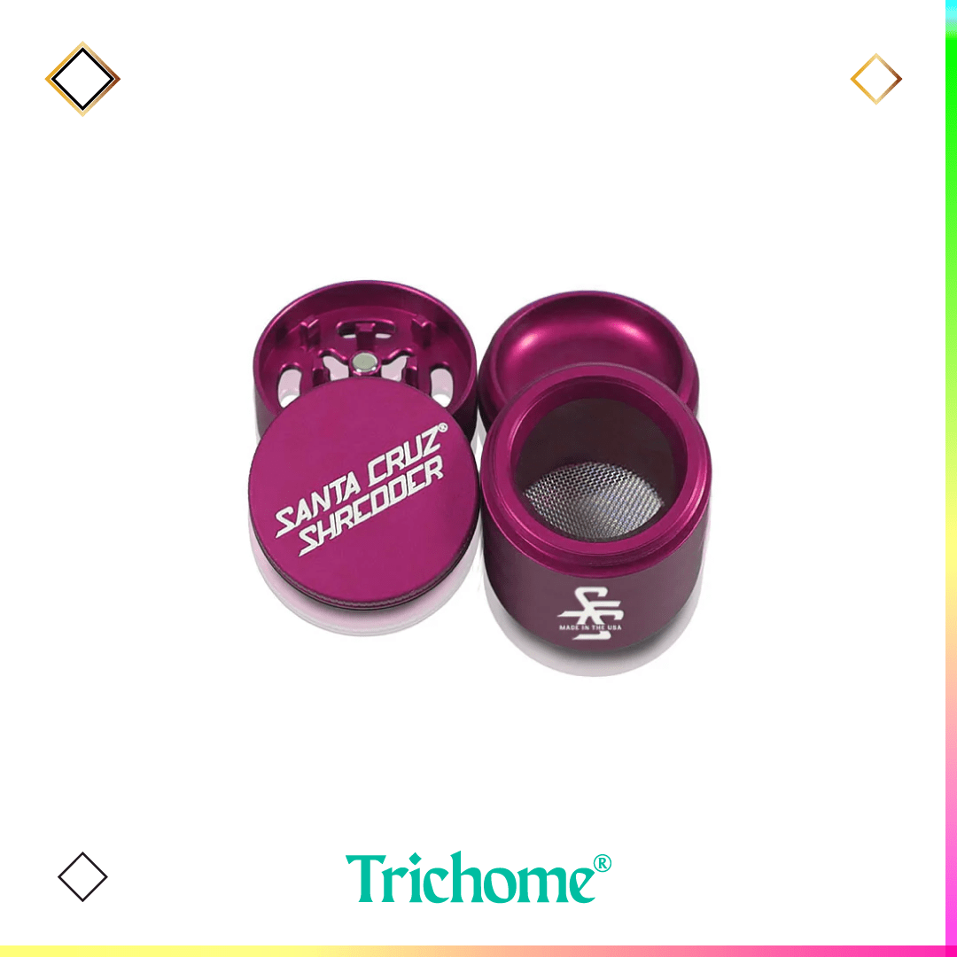 Santa Cruz Shredder Small 4 - Piece Traveler Grinder - Trichome Seattle - Santa Cruz Shredder - Tools