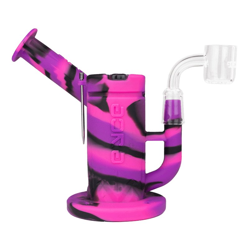 Silicone Sidecar Oil Rig - Trichome Seattle - Eyce - Glass