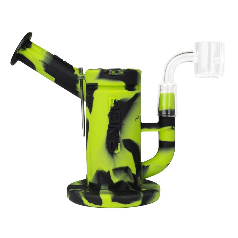 Silicone Sidecar Oil Rig - Trichome Seattle - Eyce - Glass