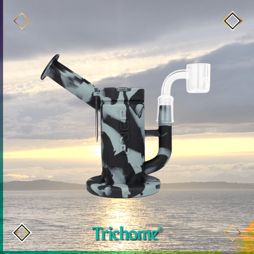 Silicone Sidecar Oil Rig - Trichome Seattle - Eyce - Silicone
