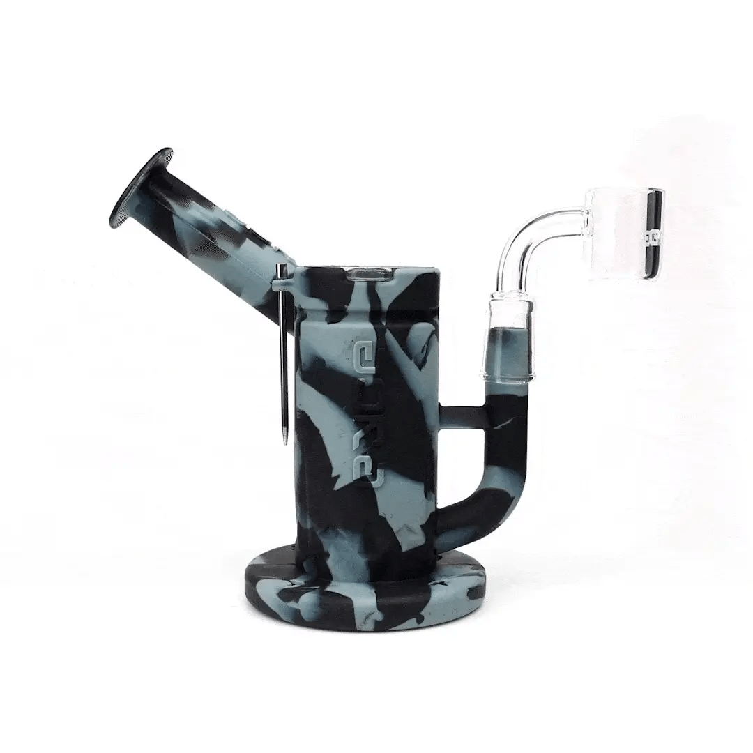 Silicone Sidecar Oil Rig - Trichome Seattle - Eyce - Silicone