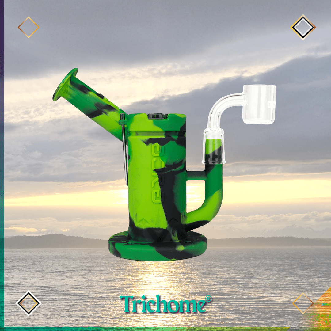 Silicone Sidecar Oil Rig - Trichome Seattle - Eyce - Silicone