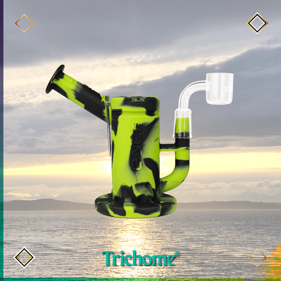 Silicone Sidecar Oil Rig - Trichome Seattle - Eyce - Silicone