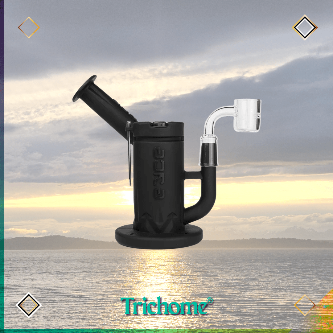 Silicone Sidecar Oil Rig - Trichome Seattle - Eyce - Silicone