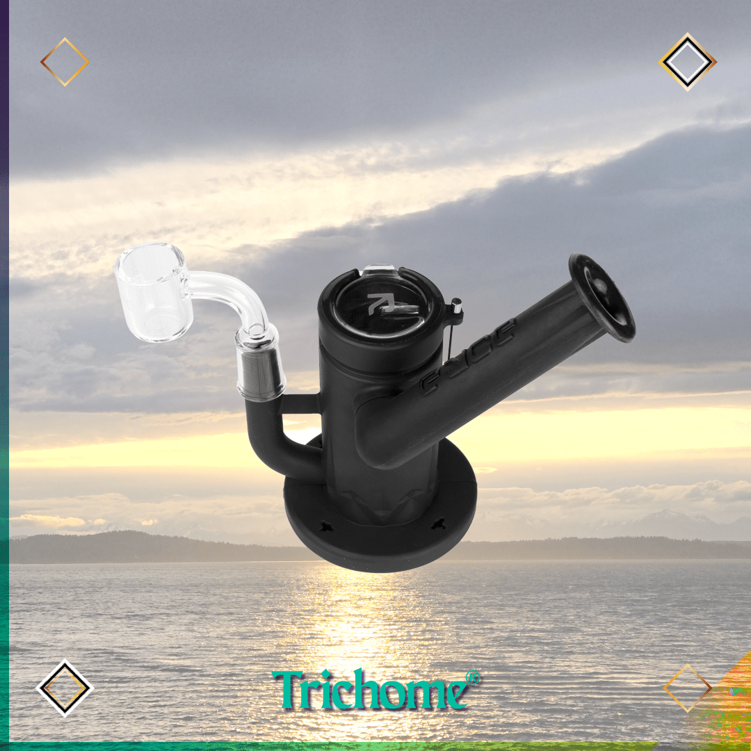 Silicone Sidecar Oil Rig - Trichome Seattle - Eyce - Silicone
