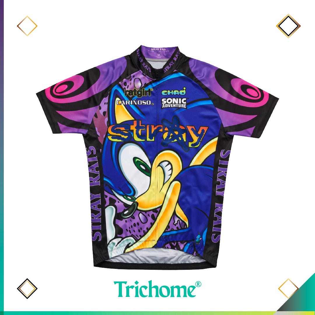 Sonic Adventure Cycling Jersey - Trichome Seattle - Stray Rats - Clothing