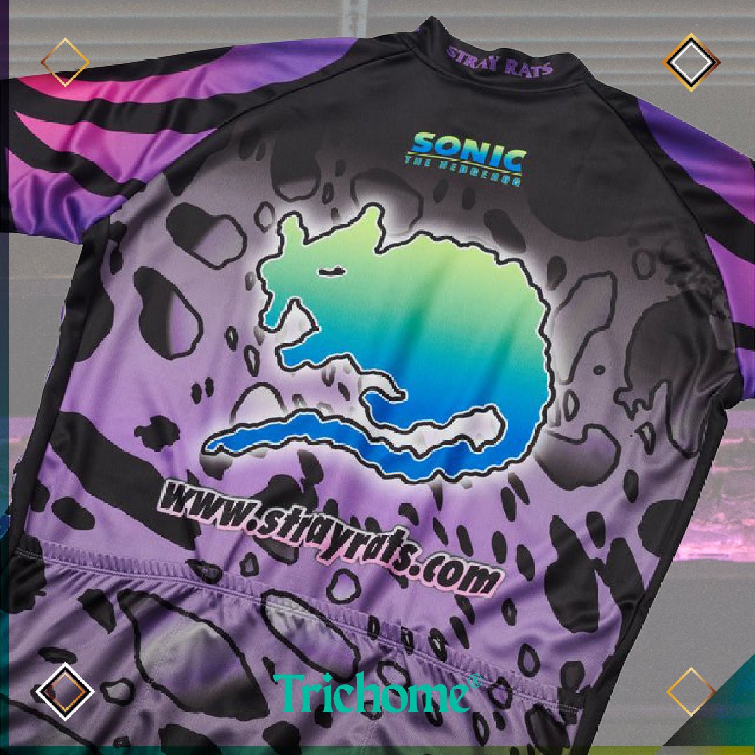 Sonic Adventure Cycling Jersey - Trichome Seattle - Stray Rats - Clothing