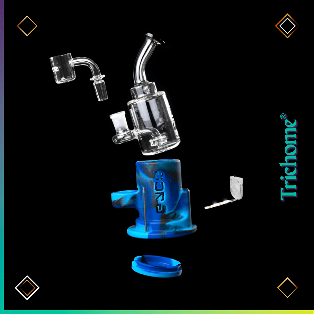 Spark LED Rig - Trichome Seattle - Eyce - Glass