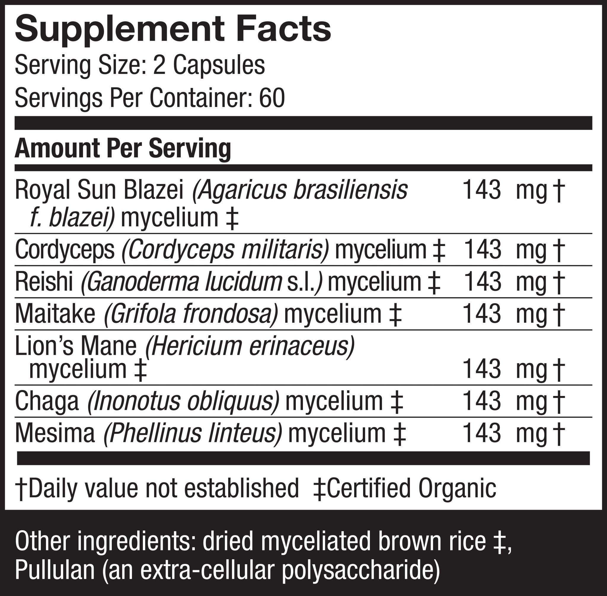 Stamets 7® Capsules - Trichome Seattle - Host Defense - Fungi