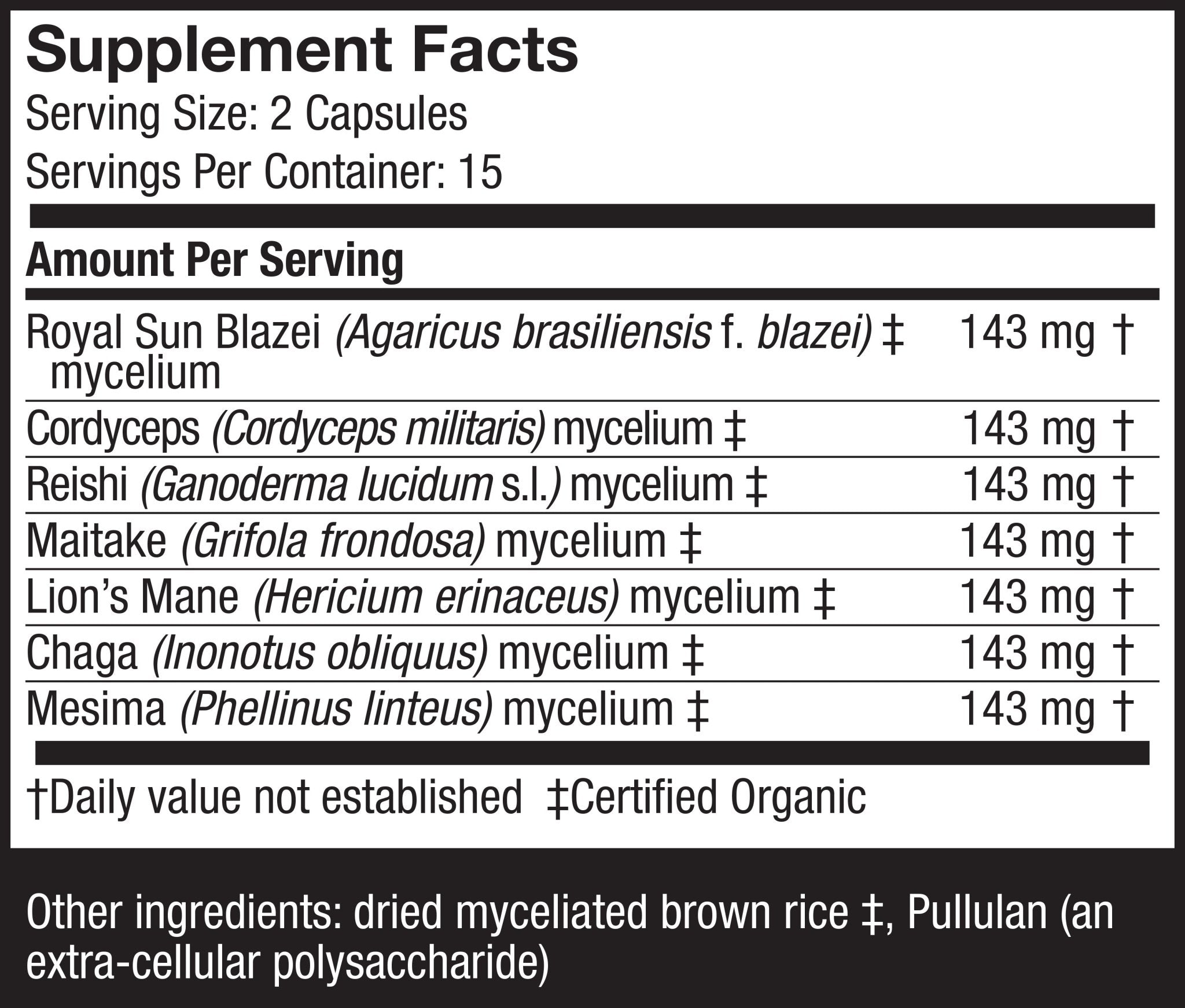 Stamets 7® Capsules - Trichome Seattle - Host Defense - Fungi