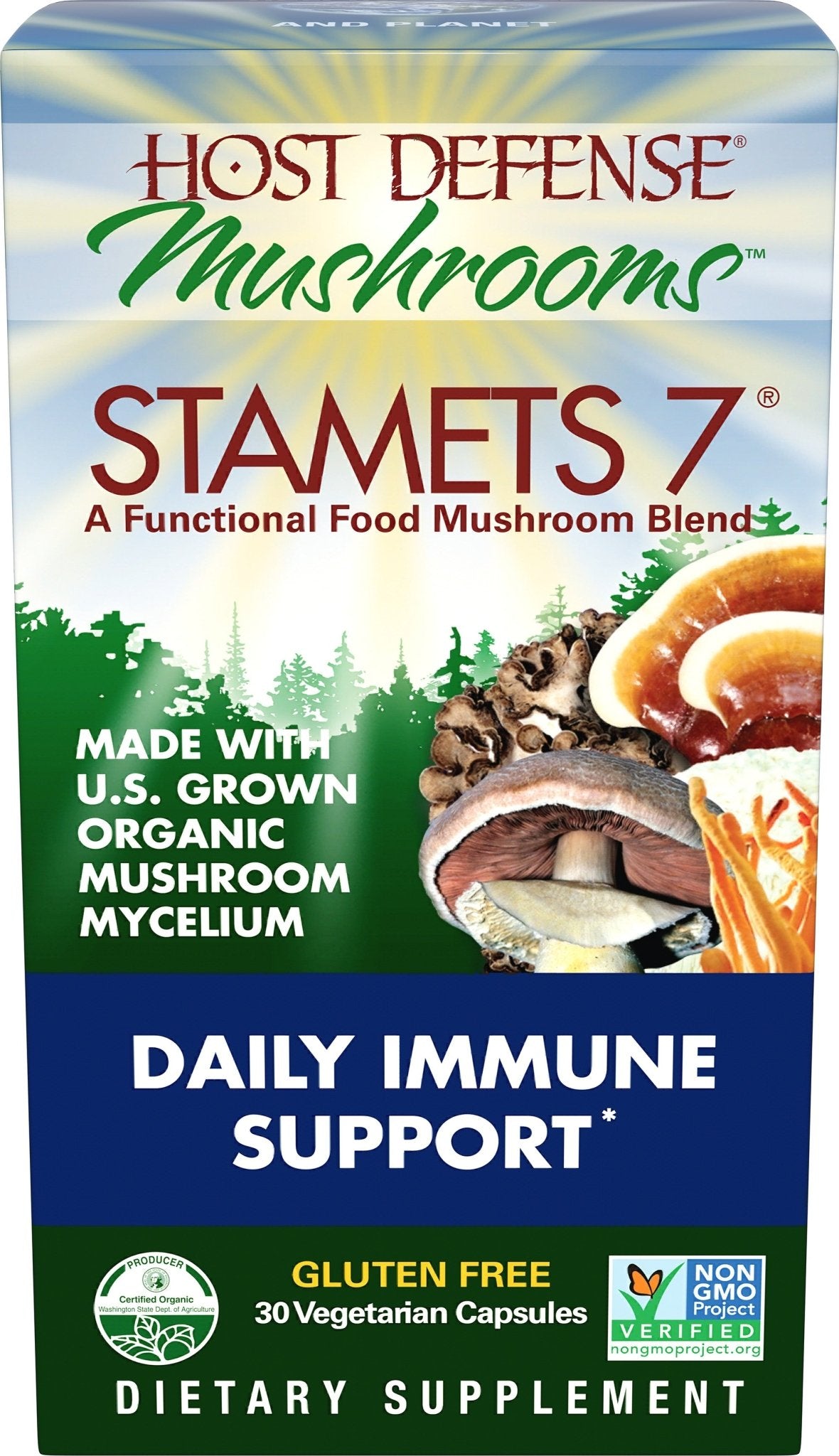Stamets 7® Capsules - Trichome Seattle - Host Defense - Fungi