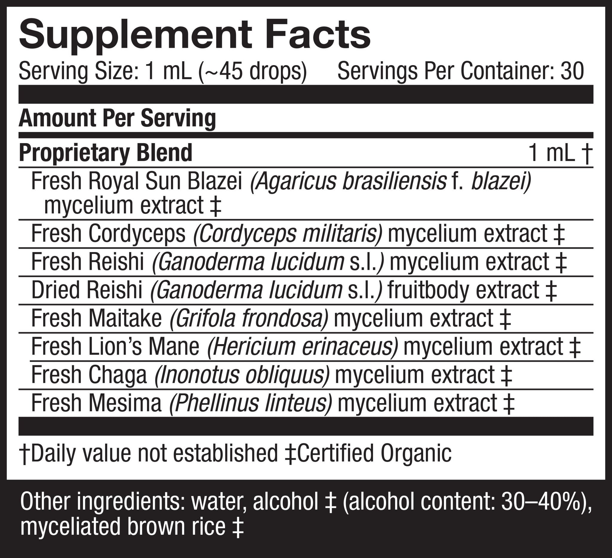 Stamets 7® Extract - Trichome Seattle - Host Defense - Fungi