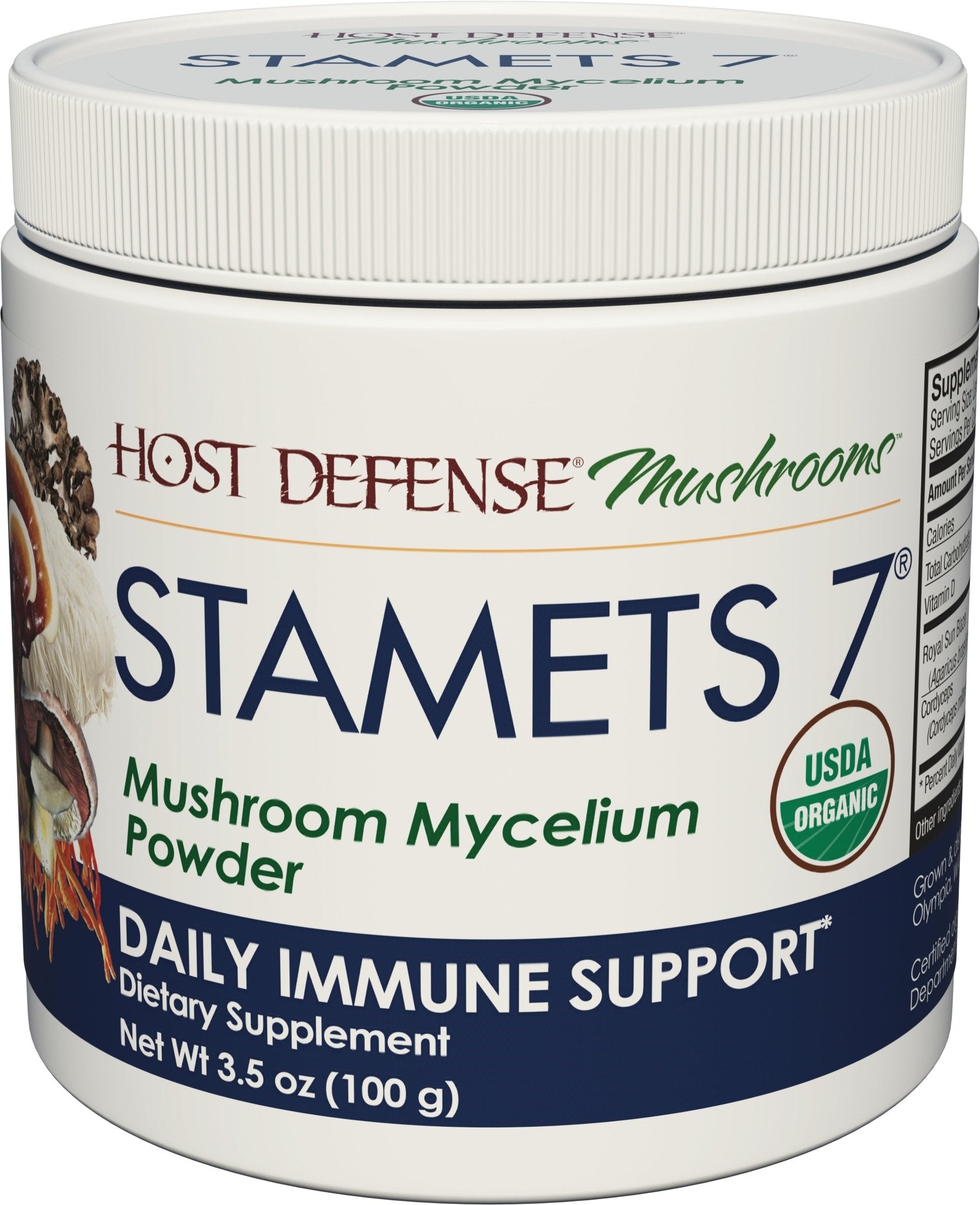 Stamets 7 Powder - Trichome Seattle - Host Defense - Fungi
