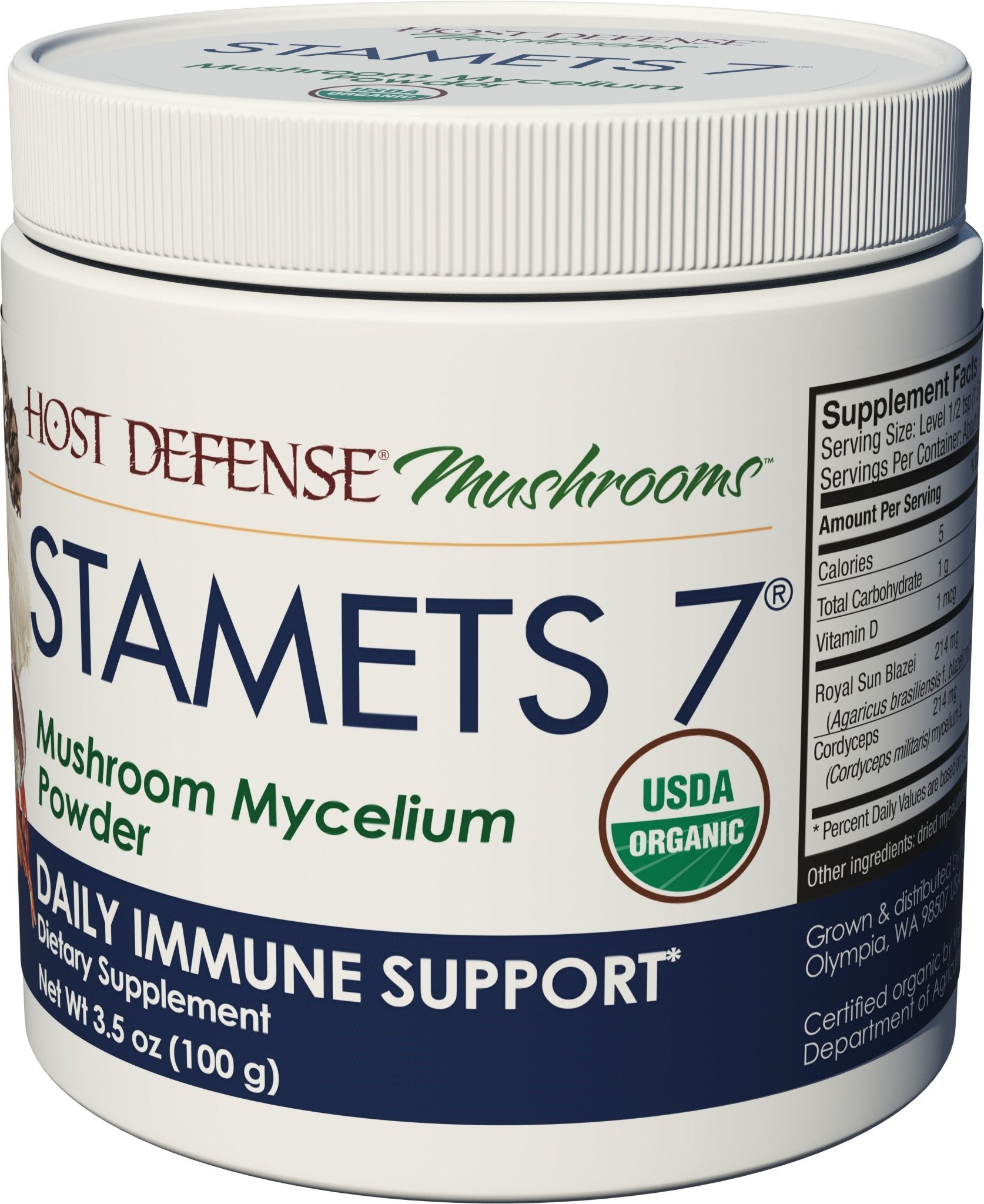 Stamets 7 Powder - Trichome Seattle - Host Defense - Fungi